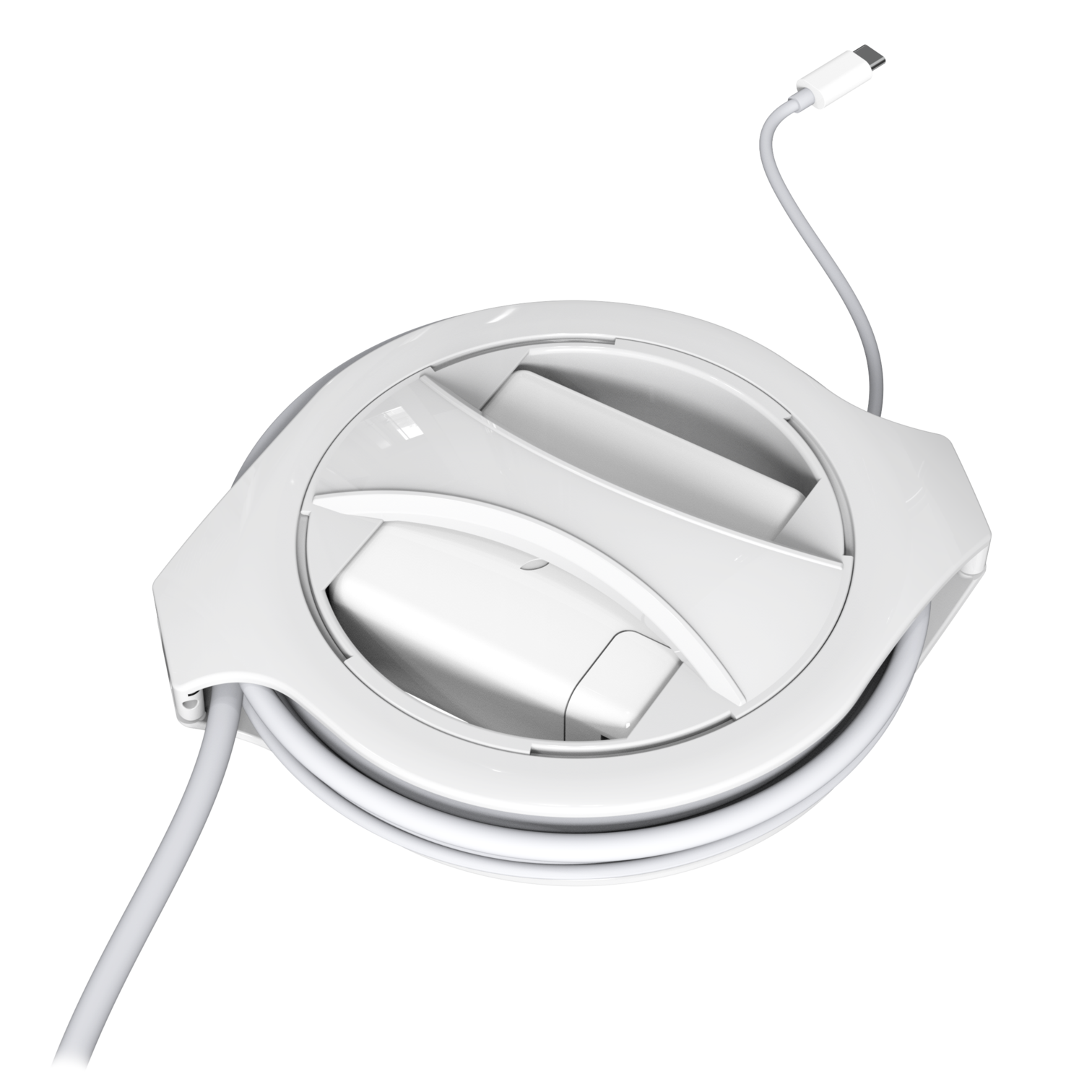 Fuse Reel Side Winder. Держатель для зарядного устройства MacBook